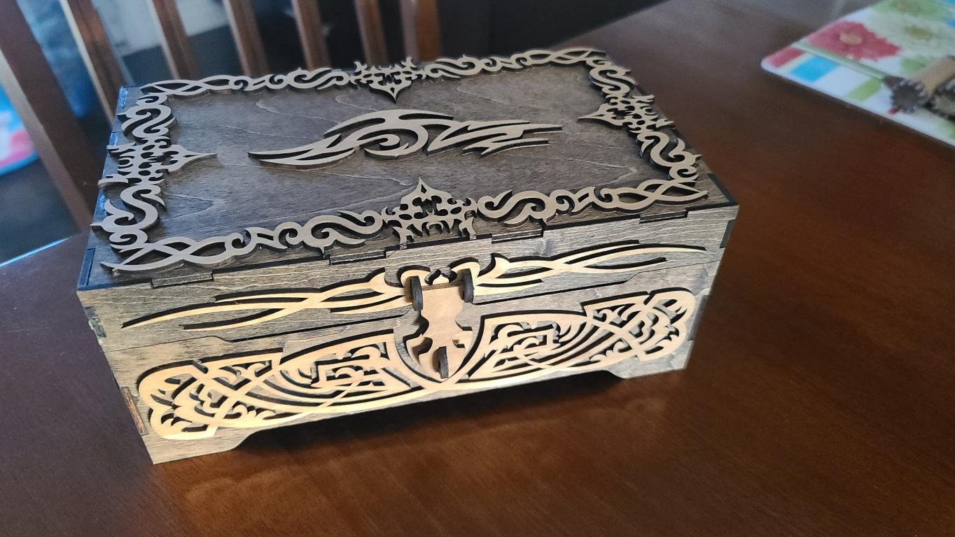 Gothic Memorial Jewelry box